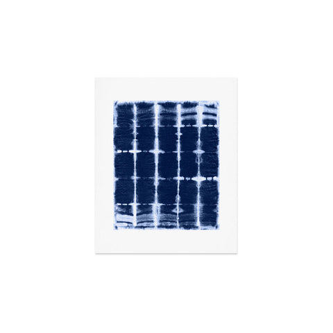marufemia Shibori itajime indigo Art Print