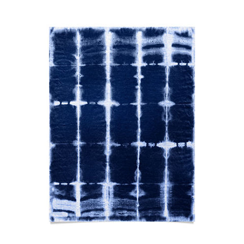 marufemia Shibori itajime indigo Poster