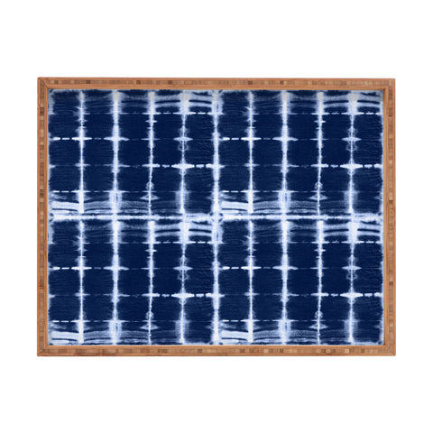 marufemia Shibori itajime indigo Rectangular Tray
