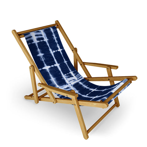 marufemia Shibori itajime indigo Sling Chair