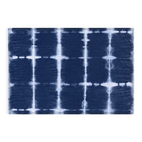 marufemia Shibori itajime indigo Outdoor Rug