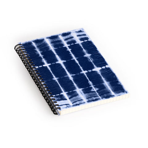 marufemia Shibori itajime indigo Spiral Notebook