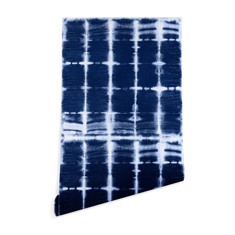 marufemia Shibori itajime indigo Wallpaper