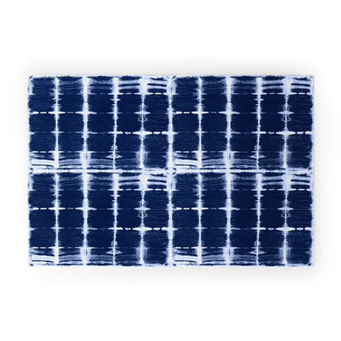 marufemia Shibori itajime indigo Welcome Mat