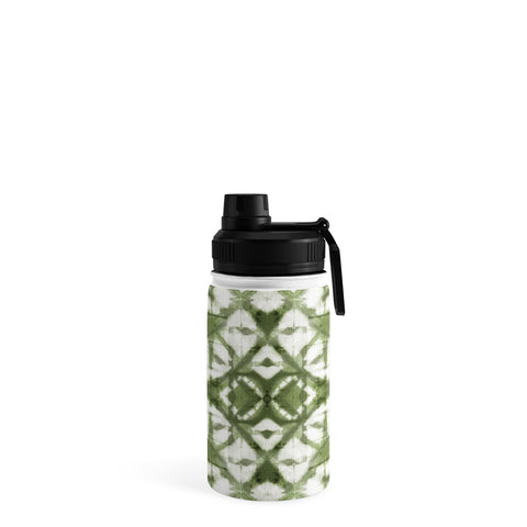marufemia Shibori olive diamond tie dye Water Bottle