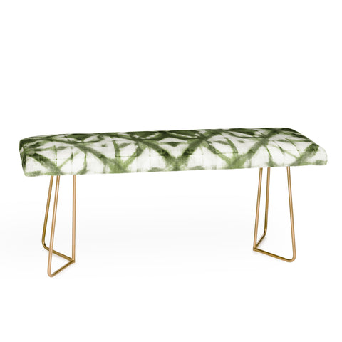 marufemia Shibori olive diamond tie dye Bench