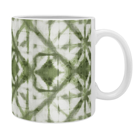 marufemia Shibori olive diamond tie dye Coffee Mug