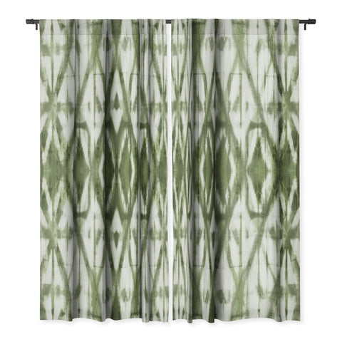 marufemia Shibori olive diamond tie dye Blackout Non Repeat