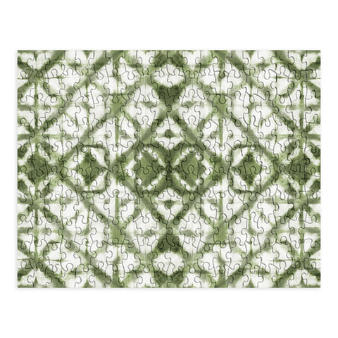 marufemia Shibori olive diamond tie dye Puzzle