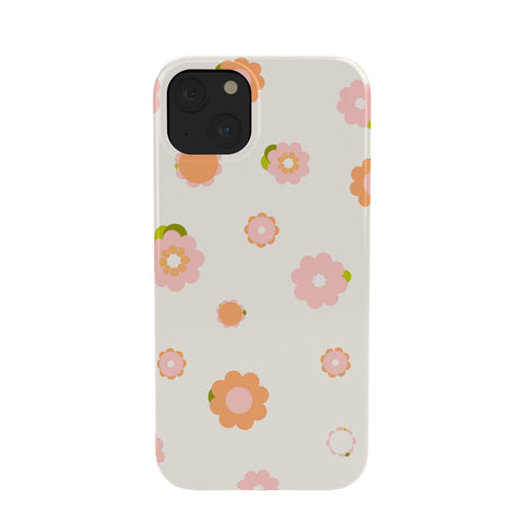 marufemia Sweet peach pink and orange Phone Case