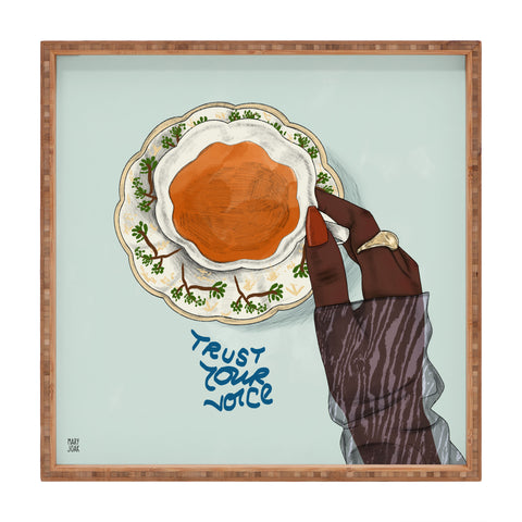 mary joak Happy Hour IV Square Tray