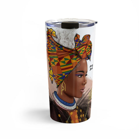 mary joak Just Bloom Travel Mug
