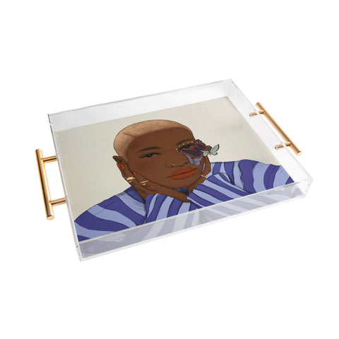 mary joak Oh my soul dont be afraid Acrylic Tray