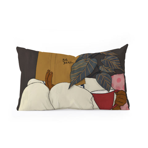 mary joak Restful Rest II Oblong Throw Pillow