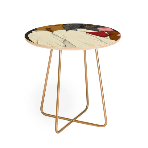 mary joak Restful Rest II Round Side Table