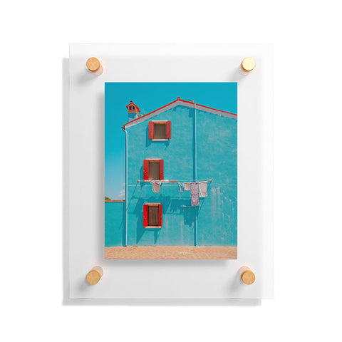 Matias Alonso Revelli Burano azul Floating Acrylic Print