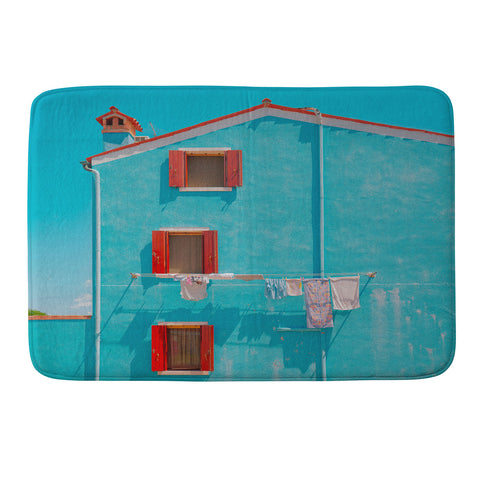 Matias Alonso Revelli Burano azul Memory Foam Bath Mat