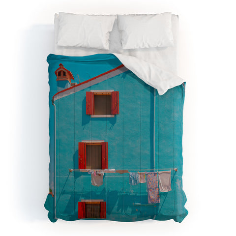 Matias Alonso Revelli Burano azul Comforter