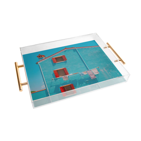 Matias Alonso Revelli Burano azul Acrylic Tray