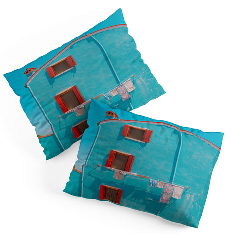Matias Alonso Revelli Burano azul Pillow Shams