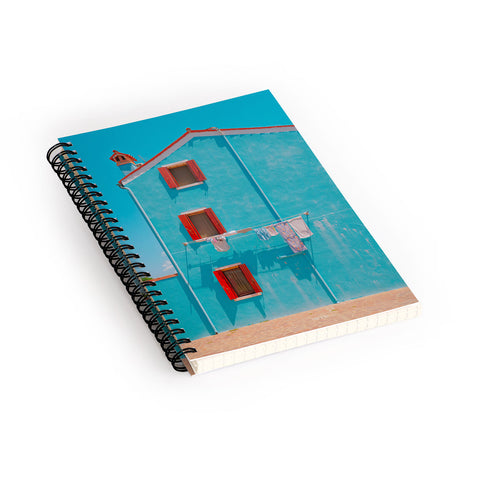 Matias Alonso Revelli Burano azul Spiral Notebook