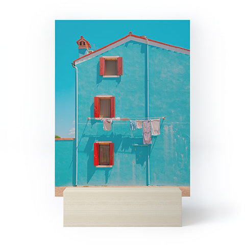 Matias Alonso Revelli Burano azul Mini Art Print