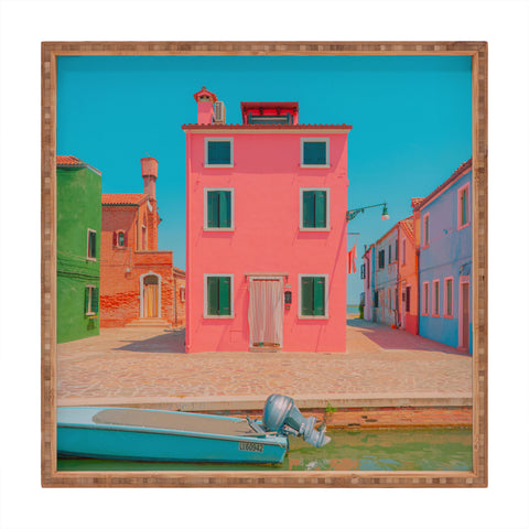 Matias Alonso Revelli Burano rosa Square Tray