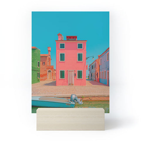 Matias Alonso Revelli Burano rosa Mini Art Print