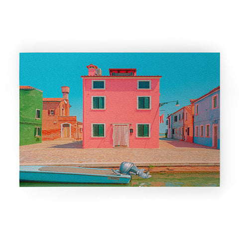 Matias Alonso Revelli Burano rosa Welcome Mat