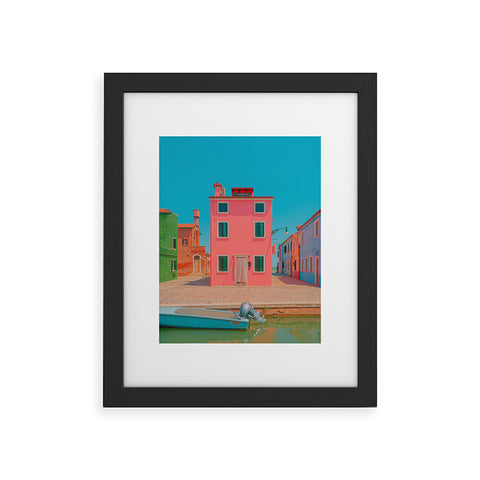 Matias Alonso Revelli Burano rosa Framed Art Print