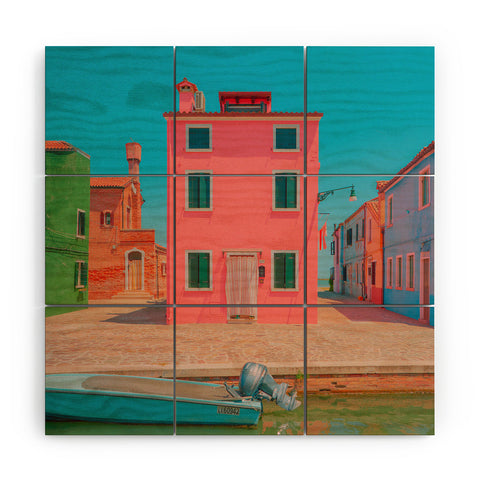 Matias Alonso Revelli Burano rosa Wood Wall Mural