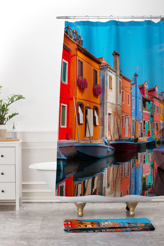 Matias Alonso Revelli Burano Shower Curtain And Mat