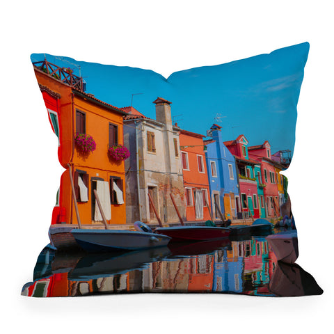 Matias Alonso Revelli Burano Throw Pillow