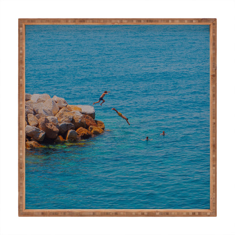 Matias Alonso Revelli Italian summer III Square Tray