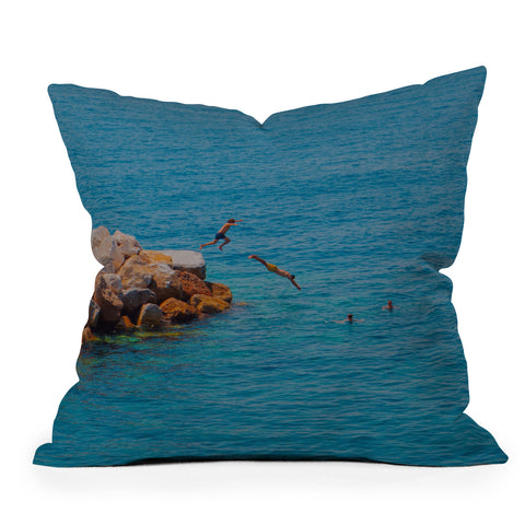 Matias Alonso Revelli Italian summer III Outdoor Throw Pillow