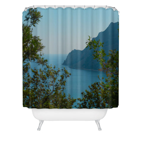 Matias Alonso Revelli Monterosso al Mare Shower Curtain