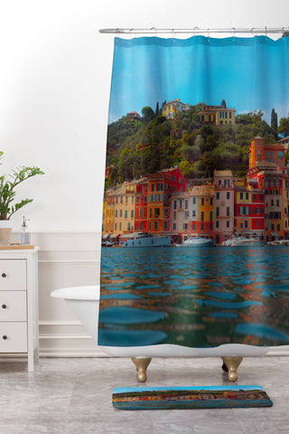 Matias Alonso Revelli Portofino Shower Curtain And Mat
