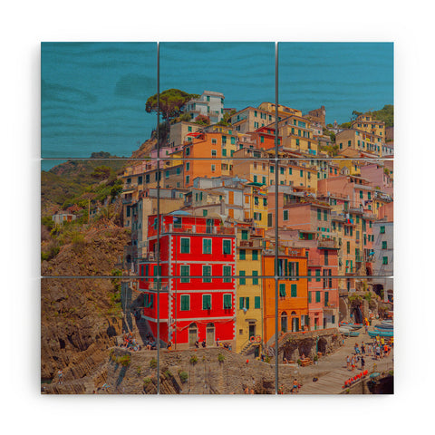 Matias Alonso Revelli Riomaggiore Wood Wall Mural