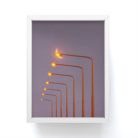 Matias Alonso Revelli when the night Framed Mini Art Print