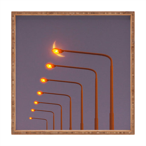 Matias Alonso Revelli when the night Square Tray