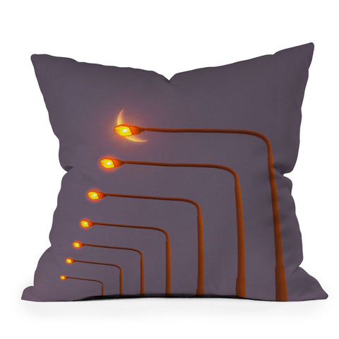 Matias Alonso Revelli when the night Throw Pillow