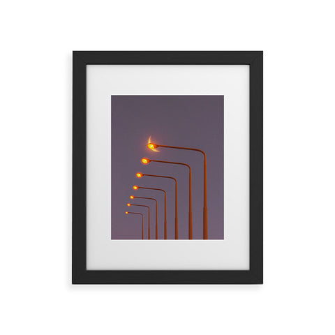 Matias Alonso Revelli when the night Framed Art Print