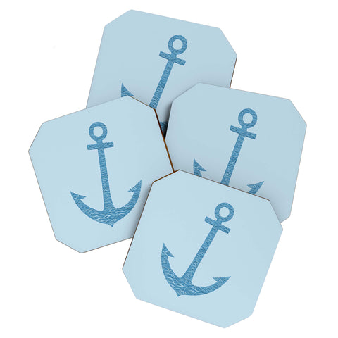 Matt Leyen Anchors Awaves Coaster Set