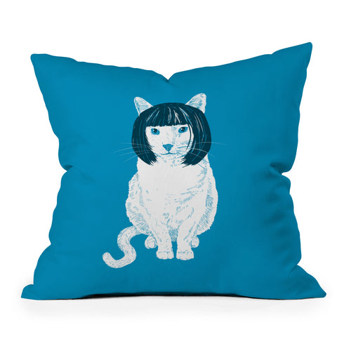 Matt Leyen Bobcat Outdoor Throw Pillow