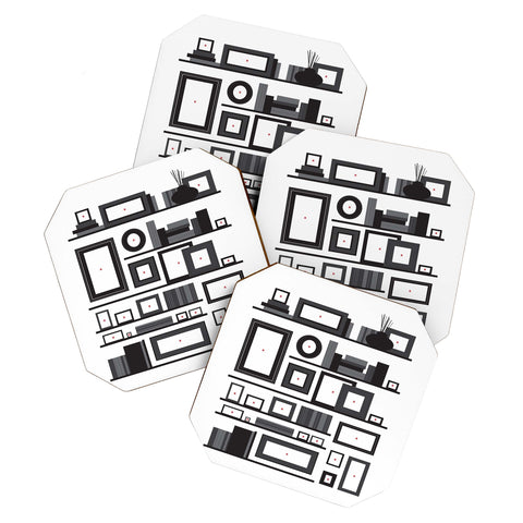 Matt Leyen Image Not Found Coaster Set