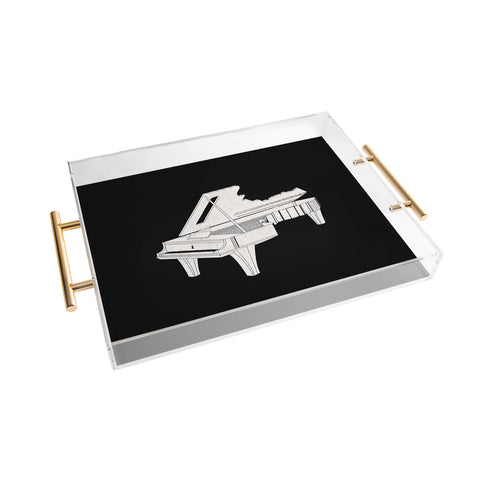 Matt Leyen Music Is The Key 2 Acrylic Tray