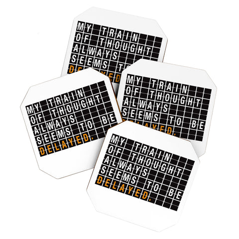 Matt Leyen Train Of Thought Coaster Set