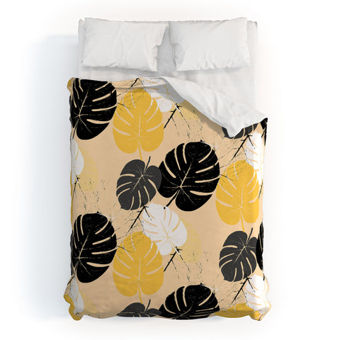 Matthew Taylor Wilson monstera 002 Duvet Cover