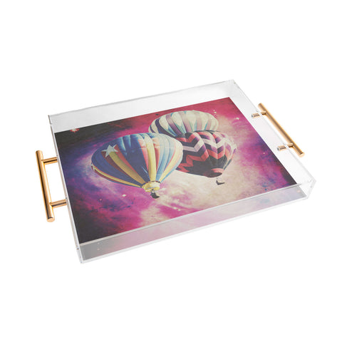 Maybe Sparrow Photography Balloons In Space Acrylic Tray