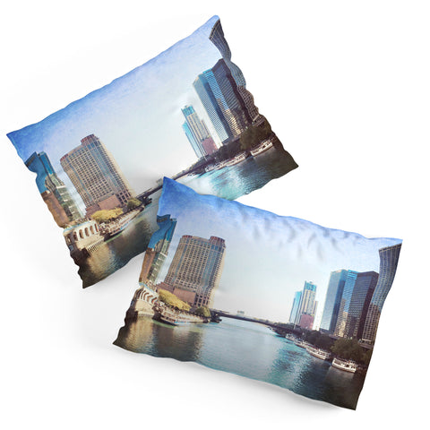 Maybe Sparrow Photography Chicago River Pillow Shams